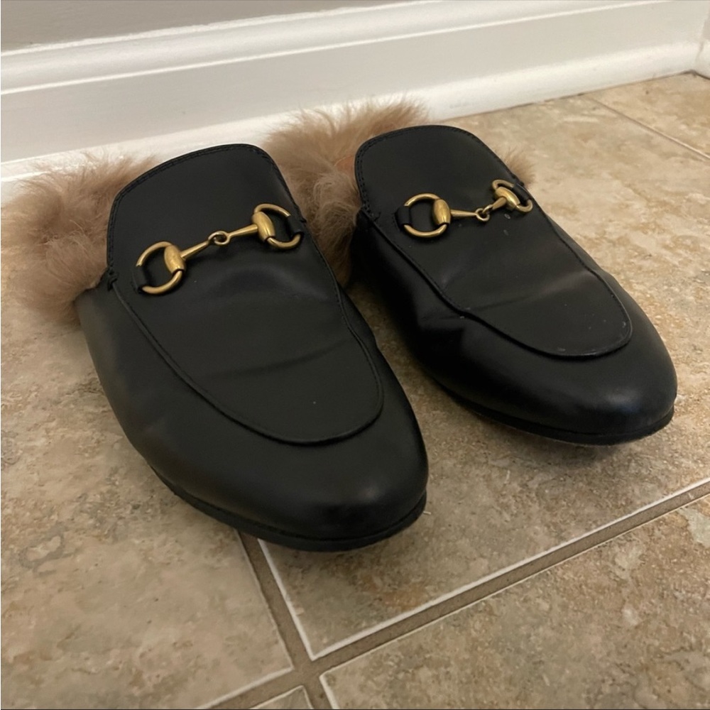 Gucci mules with fur - Picture 5 of 6